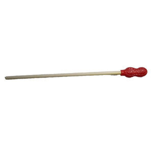 The Peanut Shoppe Vintage Red Drinking Straw Embossed Nut Shaped Top Retro Cool